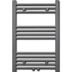 Handtuchheizkörper Warmwasser Gerade Grau 500x764 mm