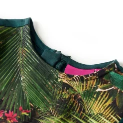 Kinderkleid mit Langen Ärmeln Dunkelgrün 104