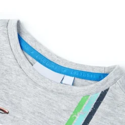 Kinder-Kurzarmshirt Grau 140