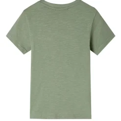Kinder-Kurzarmshirt Helles Khaki 104