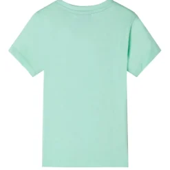 Kinder-Kurzarmshirt Hellgrün 92