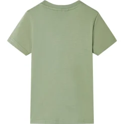 Kinder-Kurzarmshirt Hellkhaki 116
