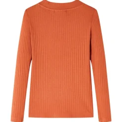 Kinder-Langarmshirt Dunkelorange 92