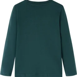 Kinder-Langarmshirt Dunkelgrün 104
