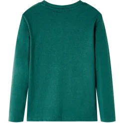 Kinder-Langarmshirt Grün 92