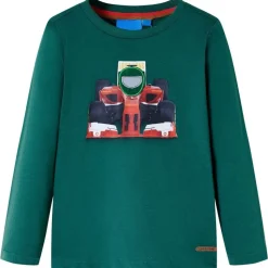 Kinder-Langarmshirt Grün 116