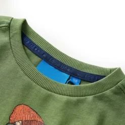 Kinder-Langarmshirt Helles Khaki 104