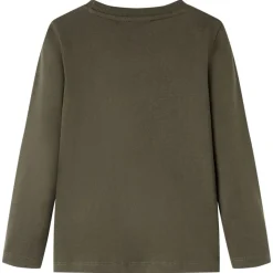 Kinder-Langarmshirt Khaki 116