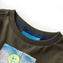 Kinder-Langarmshirt Khaki 116