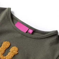 Kinder-Langarmshirt Khaki 104