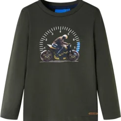Kinder-Langarmshirt Khaki 104