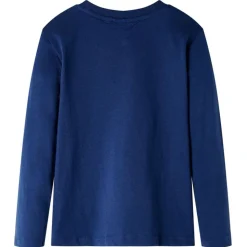 Kinder-Langarmshirt Marineblau 92