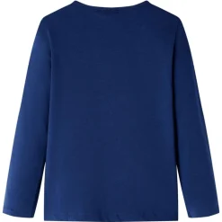 Kinder-Langarmshirt Marineblau 116