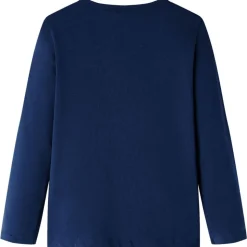 Kinder-Langarmshirt Marineblau 104