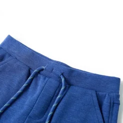 Kindershorts mit Kordelzug Blau Melange 116