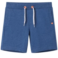 Kindershorts mit Kordelzug Dunkelblau Melange 116