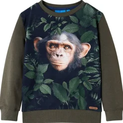 Kinder-Sweatshirt Khaki 104