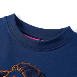 Kinder-Sweatshirt Marineblau 104