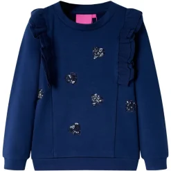 Kinder-Sweatshirt Marineblau 104