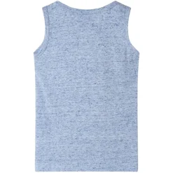 Kinder-Tanktop Blau Melange 104