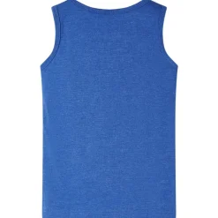 Kinder-Tanktop Blau Melange 92