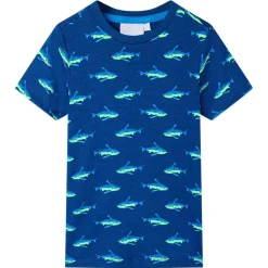 Kinder-T-Shirt Dunkelblau 92