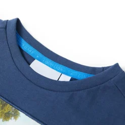 Kinder-T-Shirt Dunkelblau 116