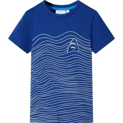 Kinder-T-Shirt Dunkelblau 128
