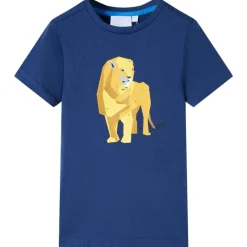 Kinder-T-Shirt Dunkelblau 116