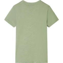 Kinder-T-Shirt Helles Khaki 116