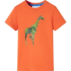Kinder-T-Shirt Hellorange 104
