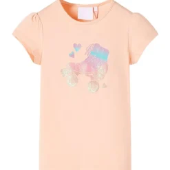 Kinder-T-Shirt Hellorange 104