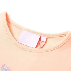 Kinder-T-Shirt Hellorange 104