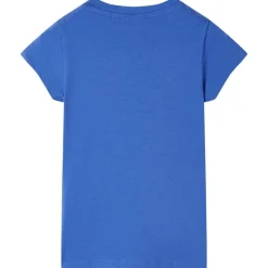 Kinder-T-Shirt Kobaltblau 104