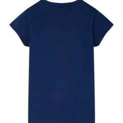 Kinder-T-Shirt Marineblau 116