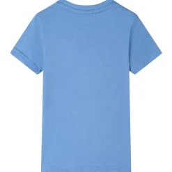 Kinder-T-Shirt Mittelblau 104