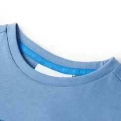 Kinder-T-Shirt Mittelblau 104