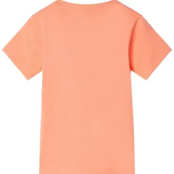 Kinder-T-Shirt Neonorange 128