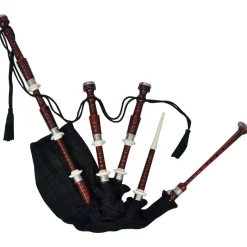 Schottischer Dudelsack Great Highland Grüner Black Watch Tartan