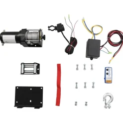 vidaXL 12 V Elektrische Seilwinde 1360kg + Montageplatte Fernbedienung