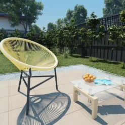 vidaXL Acapulco-Gartenstuhl Poly Rattan Beige