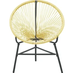 vidaXL Acapulco-Gartenstuhl Poly Rattan Beige