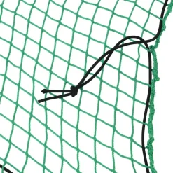 vidaXL Anhängernetz mit Gummiseil Grün 2,1x1,25 m PP