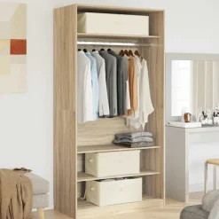 vidaXL Aufbewahrungsbox Stoff 50x30x25 cm Creme