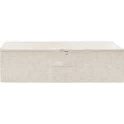vidaXL Aufbewahrungsbox Stoff 70x40x18 cm Creme