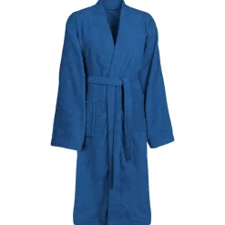 vidaXL Bademantel KINN Blau S Baumwolle