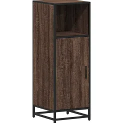 vidaXL Badschrank Braun Eichen-Optik 35x37,5x100 cm Holzwerkstoff