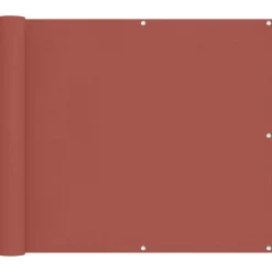 vidaXL Balkonsichtschutz Terrakotta 100 x 1000 cm Oxford-Stoff