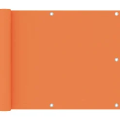 vidaXL Balkon-Sichtschutz Orange 75x300 cm Oxford-Gewebe