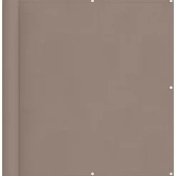 vidaXL Balkonsichtschutz Taupe 110 x 700 cm Oxford-Stoff